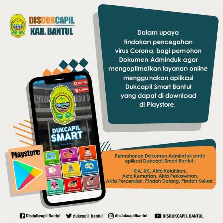 Pelayanan Online Disdukcapil Kabupaten Bantul 